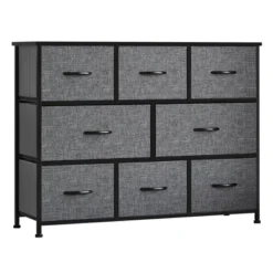 HOMCOM 8-Drawer Dresser, 3-Tier Fabric Chest Of Drawers, Storage Tower Organizer Unit With Steel Frame For Bedroom, Hallway 13 HOMCOM 8-Drawer Dresser, 3-Tier Fabric Chest Of Drawers, Storage Tower Organizer Unit With Steel Frame For Bedroom, Hallway -Homcom GUEST 0772a860 133b 477d 9fc6 a98c4b746669