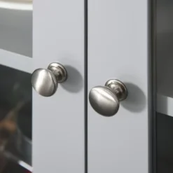 HOMCOM Modern Sideboard Console Table Buffet Server Storage Cabinet With Glass Doors For Living Room, Kitchen -Homcom GUEST 0831c3d9 5a2b 497d 8350 c9265a45b367