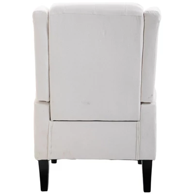HOMCOM Button-Tufted Accent Chair With High Wingback, Rounded Cushioned Armrests And Thick Padded Seat 6 HOMCOM Button-Tufted Accent Chair With High Wingback, Rounded Cushioned Armrests And Thick Padded Seat - Image 6