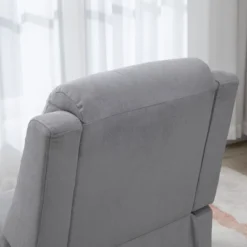 HOMCOM Contemporary Manual Recliner Chair With Footrest, Sofa Armchair For Living Room Bedroom, Gray -Homcom GUEST 0b2b2683 3b89 4df6 bdbb 7f208d81fb2d