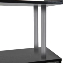 HomCom Modern S-Shaped 5 Tier Room Dividing Bookcase Wooden Storage Display Stand Shelf - Black -Homcom GUEST 10da5c17 587f 4fb0 99f8 9f3c83e53f6d