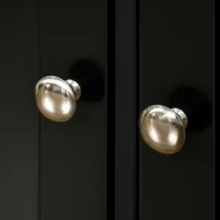 HOMCOM Modern Sideboard With Rubberwood Top, Buffet Cabinet With Storage Cabinets, Drawers And Adjustable Shelves For Living Room, Kitchen, Black -Homcom GUEST 13e50774 273c 4cff 838b b10d930890d4