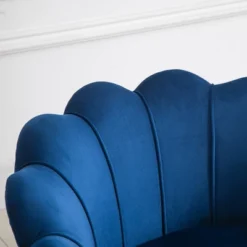 HomCom Elegant Velvet Upholstered Accent Leisure Club Chair With Gold Metal Legs -Homcom GUEST 17944fc6 ba91 4e26 a8d8 2453f7f19394