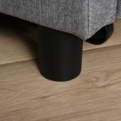 HOMCOM Convertible Sofa Lounger Chair Bed Multi-Functional Sleeper Recliner With Tufted Upholstered Fabric, Adjustable Angle Backrest, Pillow, Gray -Homcom GUEST 1ad8c04c 7e3f 4404 9233 67649456db6f