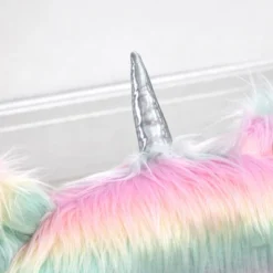 HOMCOM Fluffy Unicorn Office Chair With Mid-Back And Armrest Support, 5 Star Swivel Wheel White Base, Rainbow 8 HOMCOM Fluffy Unicorn Office Chair With Mid-Back And Armrest Support, 5 Star Swivel Wheel White Base, Rainbow -Homcom GUEST 27fd9af8 1162 489d 99d8 78041bae26a0