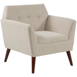 HOMCOM Traditional Living Room Chair, Armchair With Button Tufted Polygonal Straight Back, Single Sofa With Thick Padding -Homcom GUEST 280986d6 6bd3 470a b4cd f38acf8bfb4a