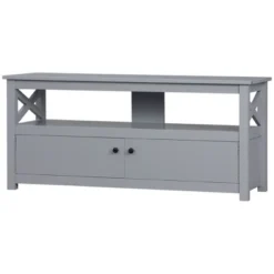 HOMCOM TV Cabinet Stand For TVs Up To 46 Inches, Entertainment Center With Storage Shelf And Cupboard For Living Room 9 HOMCOM TV Cabinet Stand For TVs Up To 46 Inches, Entertainment Center With Storage Shelf And Cupboard For Living Room -Homcom GUEST 316e489d 0acf 4bbb 805c fb3ce02fe606