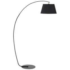 HOMCOM Arched Floor Lamp, Modern Standing Lamp With Foot Switch & Metal Base, Corner Reading Lamps Tall Pole Light For Office Bedroom Living Room -Homcom GUEST 3398c8bd b296 4c38 80b4 caaaff52b437