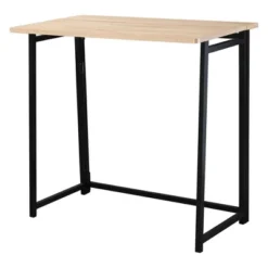 HOMCOM Writing Desk, 31.5" Folding Table For Small Space, Computer Desk With Metal Frame, Space-Saving Workstation For Home Office -Homcom GUEST 38f0b033 0848 4549 b791 81ce36af45cc