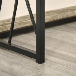 HOMCOM 47.25" Console Table, Industrial Sofa Table With Metal Frame For Living Room, Or Hallway, Natural/Black 9 HOMCOM 47.25" Console Table, Industrial Sofa Table With Metal Frame For Living Room, Or Hallway, Natural/Black -Homcom GUEST 39a23a54 4142 47f8 9f21 81db295b086c