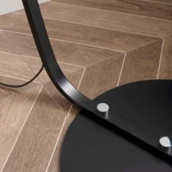 HOMCOM Arched Floor Lamp, Modern Standing Lamp With Foot Switch & Metal Base, Corner Reading Lamps Tall Pole Light For Office Bedroom Living Room -Homcom GUEST 3f29eebf 208b 4d1a 95fe 6d5e075eab66