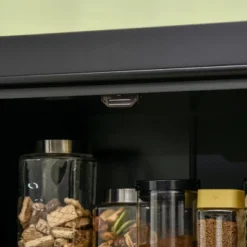 HOMCOM Freestanding Modern 4 Door Kitchen Pantry, Storage Cabinet Organizer With 6-Tier Shelves, And 4 Adjustable Shelves, Black 8 HOMCOM Freestanding Modern 4 Door Kitchen Pantry, Storage Cabinet Organizer With 6-Tier Shelves, And 4 Adjustable Shelves, Black -Homcom GUEST 45caaf95 7daf 46a3 a101 c92b5d8a3914