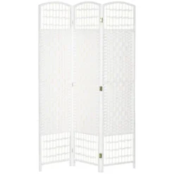 HOMCOM Room Divider, Folding Privacy Screen, 5.6' Room Separator, Wave Fiber Freestanding Partition Wall Divider 7 HOMCOM Room Divider, Folding Privacy Screen, 5.6' Room Separator, Wave Fiber Freestanding Partition Wall Divider -Homcom GUEST 46f33611 a58d 4924 9386 60739271e473