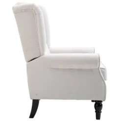 HOMCOM Button-Tufted Accent Chair With High Wingback, Rounded Cushioned Armrests And Thick Padded Seat 12 HOMCOM Button-Tufted Accent Chair With High Wingback, Rounded Cushioned Armrests And Thick Padded Seat -Homcom GUEST 4775ba8f 4f13 4e2e 81e4 ea62f270af65