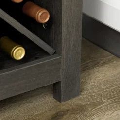 HOMCOM 72" Kitchen Pantry, Buffet With Hutch, Cupboard For Microwave, With 2 Door Cabinet, Wine Glasses Rack And 12-Bottle Wine Rack, Dark Grey 9 HOMCOM 72" Kitchen Pantry, Buffet With Hutch, Cupboard For Microwave, With 2 Door Cabinet, Wine Glasses Rack And 12-Bottle Wine Rack, Dark Grey -Homcom GUEST 47f01dc0 5298 47ba 8eca d0d3183188cf