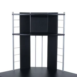 HOMCOM 62" Arch Corner Computer Desk With Printer Hutch And Storage Shelf -Homcom GUEST 4cb350d3 bc85 43b5 82cc c6a68cd2839e