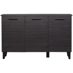 HOMCOM Sideboard Buffet Cabinet, Kitchen Cabinet With Adjustable Shelf, Coffee Bar Cabinet, Dark Walnut -Homcom GUEST 58444d96 4dfe 4c12 90df 3a0f63b3c173