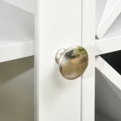 HOMCOM Modern Kitchen Sideboard, Buffet Table With Removable Wine Rack, Glass Door Cabinet And Shelves For Living Room, Kitchen, Entryway, White 9 HOMCOM Modern Kitchen Sideboard, Buffet Table With Removable Wine Rack, Glass Door Cabinet And Shelves For Living Room, Kitchen, Entryway, White -Homcom GUEST 5ac0dfbb d0e1 4f2d bcee 62cce0c22367