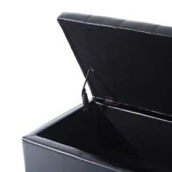 HOMCOM Large 51" Tufted Faux Leather Ottoman Storage Bench For Living Room, Entryway, Or Bedroom 14 HOMCOM Large 51" Tufted Faux Leather Ottoman Storage Bench For Living Room, Entryway, Or Bedroom -Homcom GUEST 5e6e7739 ebe8 4737 9393 dd430d374263