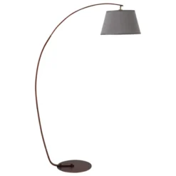 HOMCOM Arched Floor Lamp, Modern Standing Lamp With Foot Switch & Metal Base, Corner Reading Lamps Tall Pole Light For Office Bedroom Living Room -Homcom GUEST 5e9e80d5 9ebe 446d 904b 87cf3328597f
