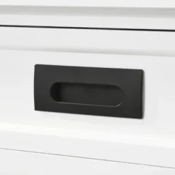 HOMCOM Console Table With 2 Storage Drawers And Open Shelf, Modern Sofa Table For Hallway, Living Room, Or Bedroom, White -Homcom GUEST 67dc2a81 82b9 4fae 8a69 86aa300a301c