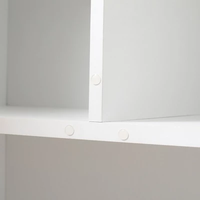 HOMCOM 71" Kitchen Buffet With Hutch, Pantry Storage Cabinet With Shelves, Open Microwave Countertop For Dining Room, Living Room, White 4 HOMCOM 71" Kitchen Buffet With Hutch, Pantry Storage Cabinet With Shelves, Open Microwave Countertop For Dining Room, Living Room, White - Image 4