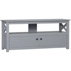 HOMCOM TV Cabinet Stand For TVs Up To 46 Inches, Entertainment Center With Storage Shelf And Cupboard For Living Room 12 HOMCOM TV Cabinet Stand For TVs Up To 46 Inches, Entertainment Center With Storage Shelf And Cupboard For Living Room -Homcom GUEST 6be1fd32 940e 41de b374 9dceba740bf1
