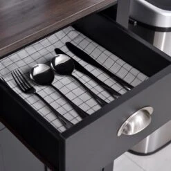 HOMCOM 67" Freestanding Buffet With Hutch, Kitchen Pantry Storage Cabinet With Sliding Doors, Drawers And Open Shelves, Adjustable Shelving, Black 9 HOMCOM 67" Freestanding Buffet With Hutch, Kitchen Pantry Storage Cabinet With Sliding Doors, Drawers And Open Shelves, Adjustable Shelving, Black -Homcom GUEST 6c3daaff d03e 495f a2c8 7080bc2f3ca4