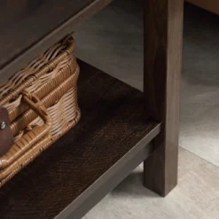 HOMCOM End Table With Drawer, Side Table With Top And Bottom Shelf For Small Spaces, Dark Brown -Homcom GUEST 6c46a97a 5196 4455 be98 805520eedf13