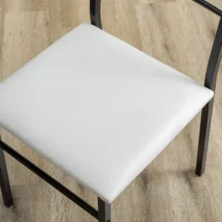 HOMCOM Kitchen Table And Chairs For 4, Modern Dining Table Set With Padded Sponge Cushion Chairs And Marble Textures Dining Table, Light Gray, Black -Homcom GUEST 6cb6b840 cc1b 4352 983a 45b0db30a7dc