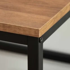 HOMCOM L-Shaped Home Office Writing Desk With Storage Shelf Drawer Industrial Corner PC Study Table Computer Workstation Brown -Homcom GUEST 6dc2e2c4 f44d 482b 9a2c 02ad6c5053e3