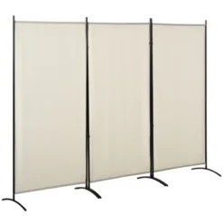 HOMCOM 3-Panel Room Divider Folding Privacy Screen Separator Partition Wall For Indoor Bedroom Office 100" X 72" -Homcom GUEST 6fdcec47 95bc 4342 9e1b d9e72653bc13