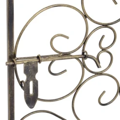 HOMCOM 45 Bottle Wrought Iron Wine Rack Jail With Lock - Antique Bronze 9 HOMCOM 45 Bottle Wrought Iron Wine Rack Jail With Lock - Antique Bronze -Homcom GUEST 739802b4 5837 4865 ad18 4d6817e30d28