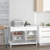 HOMCOM 47" Modern Sideboard, Buffet Cabinet, Accent Cupboard With Adjustable Shelves And Drawers, For Living Room, White