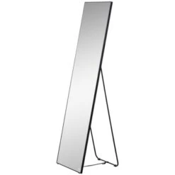 HOMCOM Full Length Glass Mirror, Freestanding Or Wall Mounted Dress Mirror For Bedroom, Living Room, Bathroom, Black 8 HOMCOM Full Length Glass Mirror, Freestanding Or Wall Mounted Dress Mirror For Bedroom, Living Room, Bathroom, Black -Homcom GUEST 7c565711 4225 479b 9869 90dee2d1df89