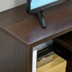 HOMCOM Modern TV Stand For TVs Up To 45", TV Cabinet With Storage Shelf And Drawer, Entertainment Center For Living Room Bedroom, Walnut -Homcom GUEST 7f818f96 ef85 4f5d b159 87290bc4466d
