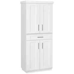 HOMCOM Modern Kitchen Pantry Freestanding Cabinet Cupboard With Doors And Drawer, Adjustable Shelving 17 HOMCOM Modern Kitchen Pantry Freestanding Cabinet Cupboard With Doors And Drawer, Adjustable Shelving -Homcom GUEST 899b412b a3d3 4f7d a99b 87b4efe849f9