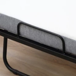 HOMCOM Folding Bed With 4" Mattress, Portable Foldable Guest Bed With Sturdy Metal Frame And Wheels, White 11 HOMCOM Folding Bed With 4" Mattress, Portable Foldable Guest Bed With Sturdy Metal Frame And Wheels, White -Homcom GUEST 8d5c6c2e 71cc 4251 8b06 ffd39b0450d1