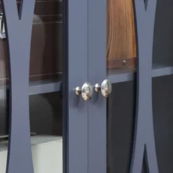 HOMCOM Elegant Kitchen Sideboard, Buffet Cabinet With Storage, Adjustable Shelves For Living Room, Study, 3 Glass Doors, Gray 8 HOMCOM Elegant Kitchen Sideboard, Buffet Cabinet With Storage, Adjustable Shelves For Living Room, Study, 3 Glass Doors, Gray -Homcom GUEST 8f5b6ca8 202b 47f4 a254 a5bde5f30aea