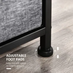 HOMCOM 8-Drawer Dresser, 3-Tier Fabric Chest Of Drawers, Storage Tower Organizer Unit With Steel Frame For Bedroom, Hallway 11 HOMCOM 8-Drawer Dresser, 3-Tier Fabric Chest Of Drawers, Storage Tower Organizer Unit With Steel Frame For Bedroom, Hallway -Homcom GUEST 8fc6d466 7d4b 47f1 b024 6165aa25d06d