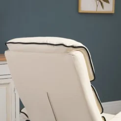 HOMCOM Recliner Chair With Ottoman, PU Leather Swivel High Back Armchair W/ Footrest Stool, 135° Adjustable Backrest And Thick Foam Padding For Home Office Or Living Room 10 HOMCOM Recliner Chair With Ottoman, PU Leather Swivel High Back Armchair W/ Footrest Stool, 135° Adjustable Backrest And Thick Foam Padding For Home Office Or Living Room -Homcom GUEST 93d308ab fd0d 40a4 abc2 beff93f45869