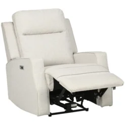 HOMCOM Electric Power Recliner Armchair With USB Charging Station, Sofa Recliner With Linen Upholstered Seat And Retractable Footrest, Cream White 7 HOMCOM Electric Power Recliner Armchair With USB Charging Station, Sofa Recliner With Linen Upholstered Seat And Retractable Footrest, Cream White -Homcom GUEST 95ab09e5 200f 4418 9b34 1b4229323208