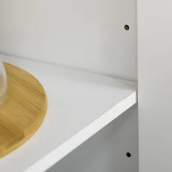 HOMCOM Glass Door Bar Cabinet With Storage In 12-Bottle Wine Rack, Drawer, & Shelves, Sideboard Buffet Cabinet Kitchen & Dining Room Cabinet, White -Homcom GUEST 96169214 01cf 4ce3 a6f0 a3cb73c397fe