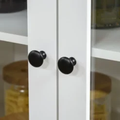 HOMCOM 61" Freestanding Kitchen Pantry, Storage Cabinet With Soft Close Doors, Adjustable Shelves, And 2 Drawers, White -Homcom GUEST 9a1edff6 eb2f 495d 930b 9e128a6a3008