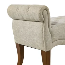 HOMCOM Traditional Style Entryway Bed End Shoe Bench With Button Tufted And Rounded Arm For Living Room 8 HOMCOM Traditional Style Entryway Bed End Shoe Bench With Button Tufted And Rounded Arm For Living Room -Homcom GUEST 9a517f25 e120 4adb 9d95 e59730b9cfe8