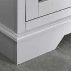 HOMCOM Modern Sideboard Console Table Buffet Server Storage Cabinet With Glass Doors For Living Room, Kitchen -Homcom GUEST 9d1fac24 ede9 4e81 aee4 888a407527f0