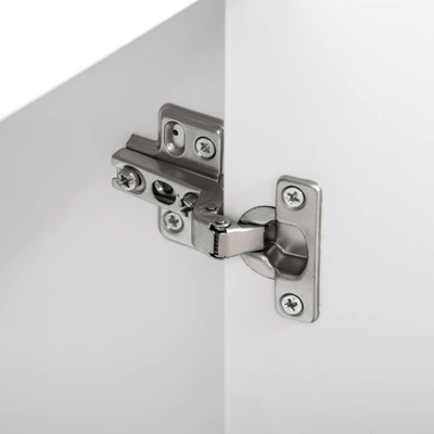 HOMCOM 70" Kitchen Buffet Hutch With 3-Tier Shelving, Freestanding Storage Pantry Cabinet With Adjustable Shelves, Countertop, White 4 HOMCOM 70" Kitchen Buffet Hutch With 3-Tier Shelving, Freestanding Storage Pantry Cabinet With Adjustable Shelves, Countertop, White - Image 4