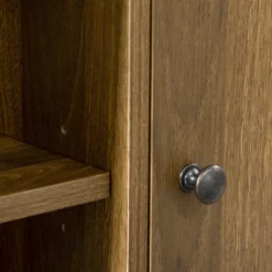 HOMCOM 65 Inch TV Stand With Storage, Media Cabinet TV Entertainment Center With Wooden Shelves And Doors For Living Room Furniture, Walnut -Homcom GUEST 9ebd98e3 8dad 454a b66a fb76884d3af1