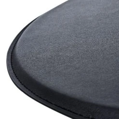 HOMCOM 25" Classic Round Adjustable Faux Leather Chrome Standing Bistro Table -Homcom GUEST 9f662426 dca7 4d0d bb53 5bcfcea2db5a