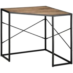HOMCOM Corner Computer Desk With Steel Frame For Small Spaces, Writing Desk For Workstation, Black 7 HOMCOM Corner Computer Desk With Steel Frame For Small Spaces, Writing Desk For Workstation, Black -Homcom GUEST a40389cc 6731 4611 a1cd 24e7ea6666a8